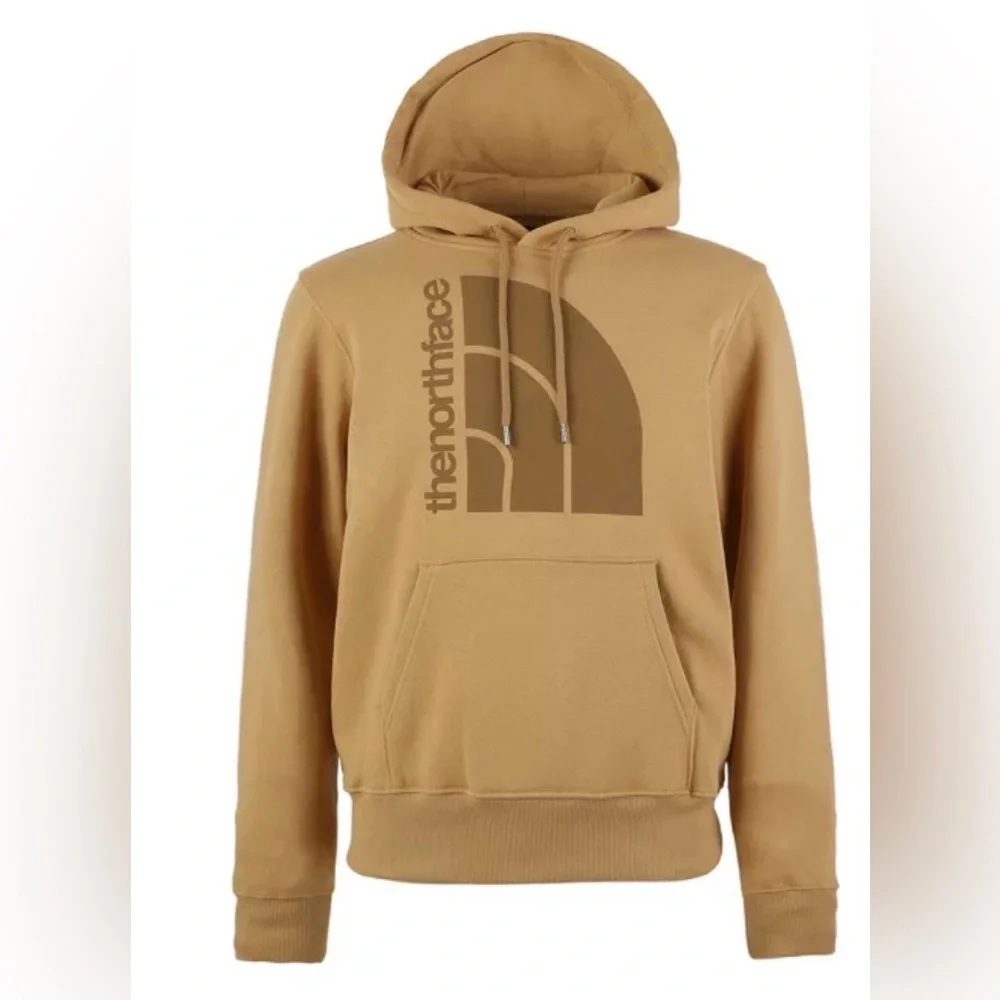 Northface size small tan men’s sweatshirt- hoodie